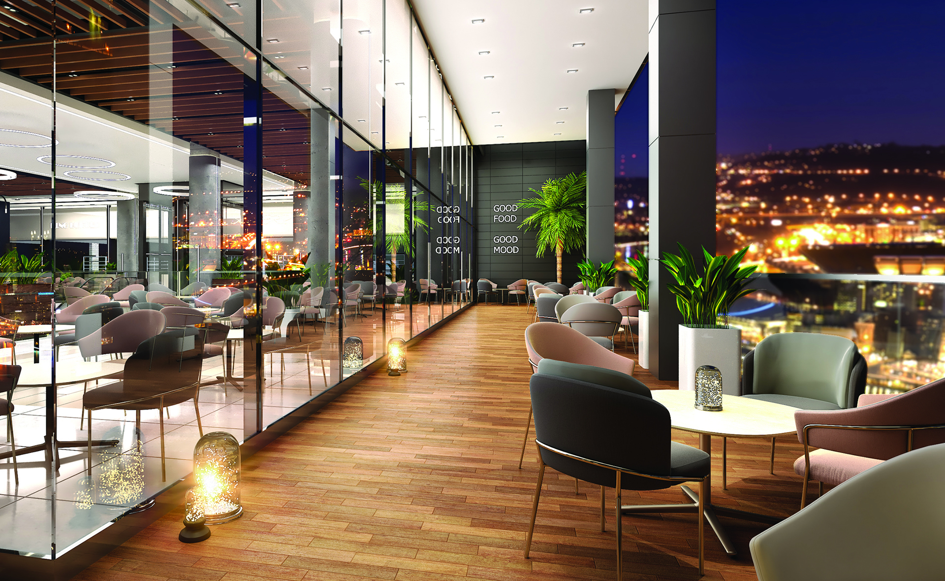 رستوران روف گاردن آویستا